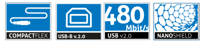 Specyfikacja Serii FI-U200  kabel USB 2.0 